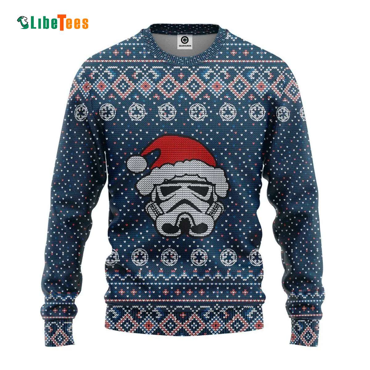Xmas Stormtrooper Galactic Republic Pattern Sweater